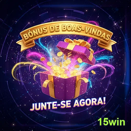Imagem promocional do bônus no site 15win, destacando ofertas especiais de apostas e descontos exclusivos